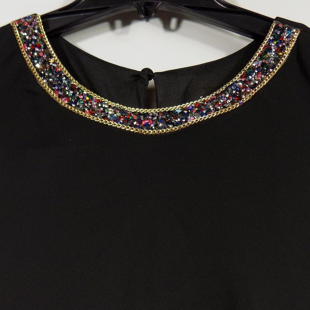 Scarlett Layered Embellished Neck Dress Sz 12 NWT - Picture 3 of 13
